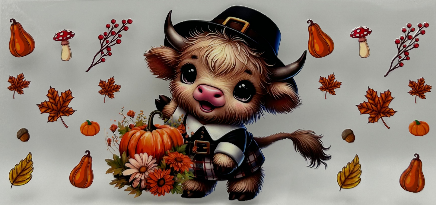 Highland Thanksgivings Cow