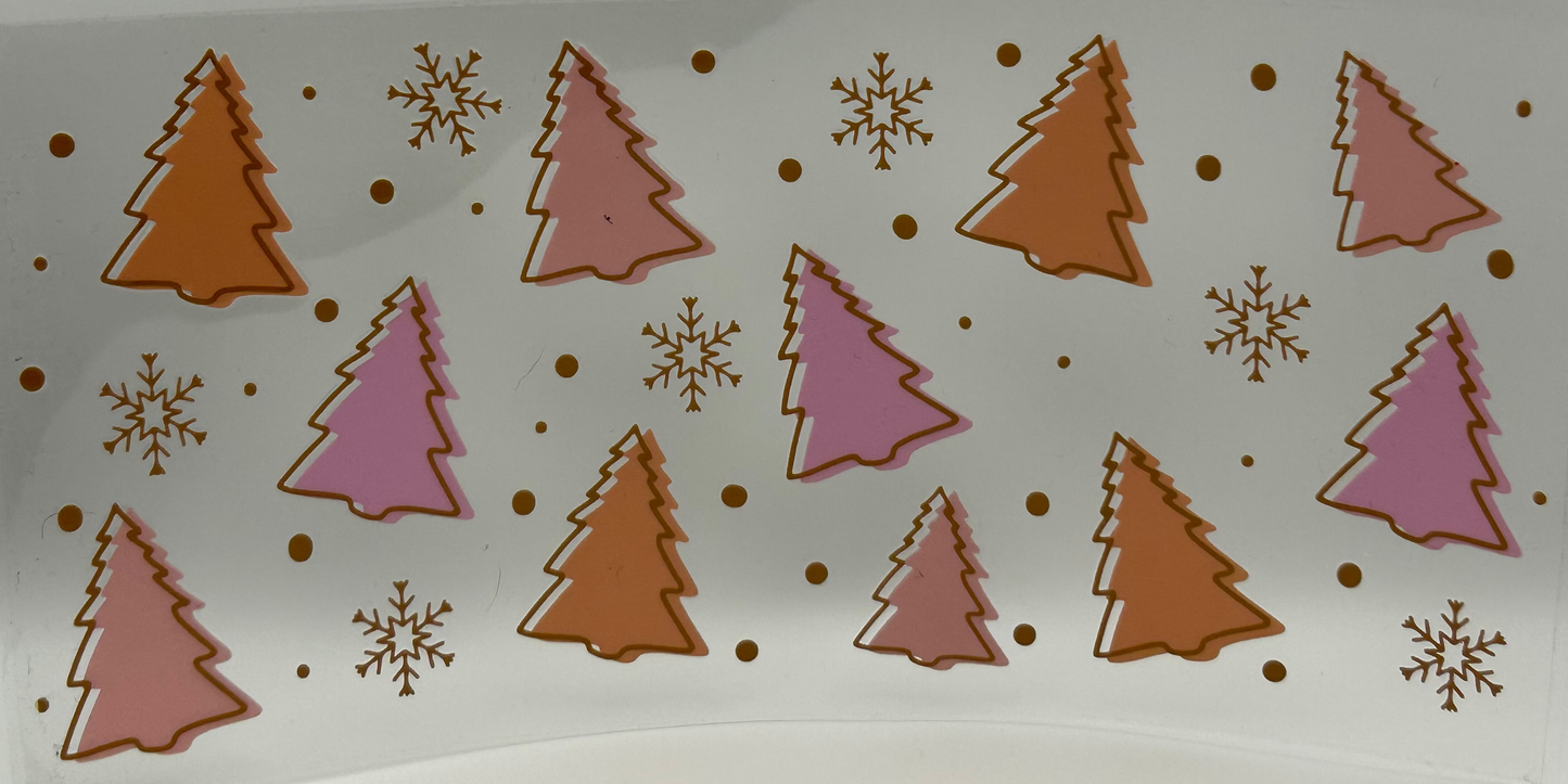 Pastel Christmas Trees