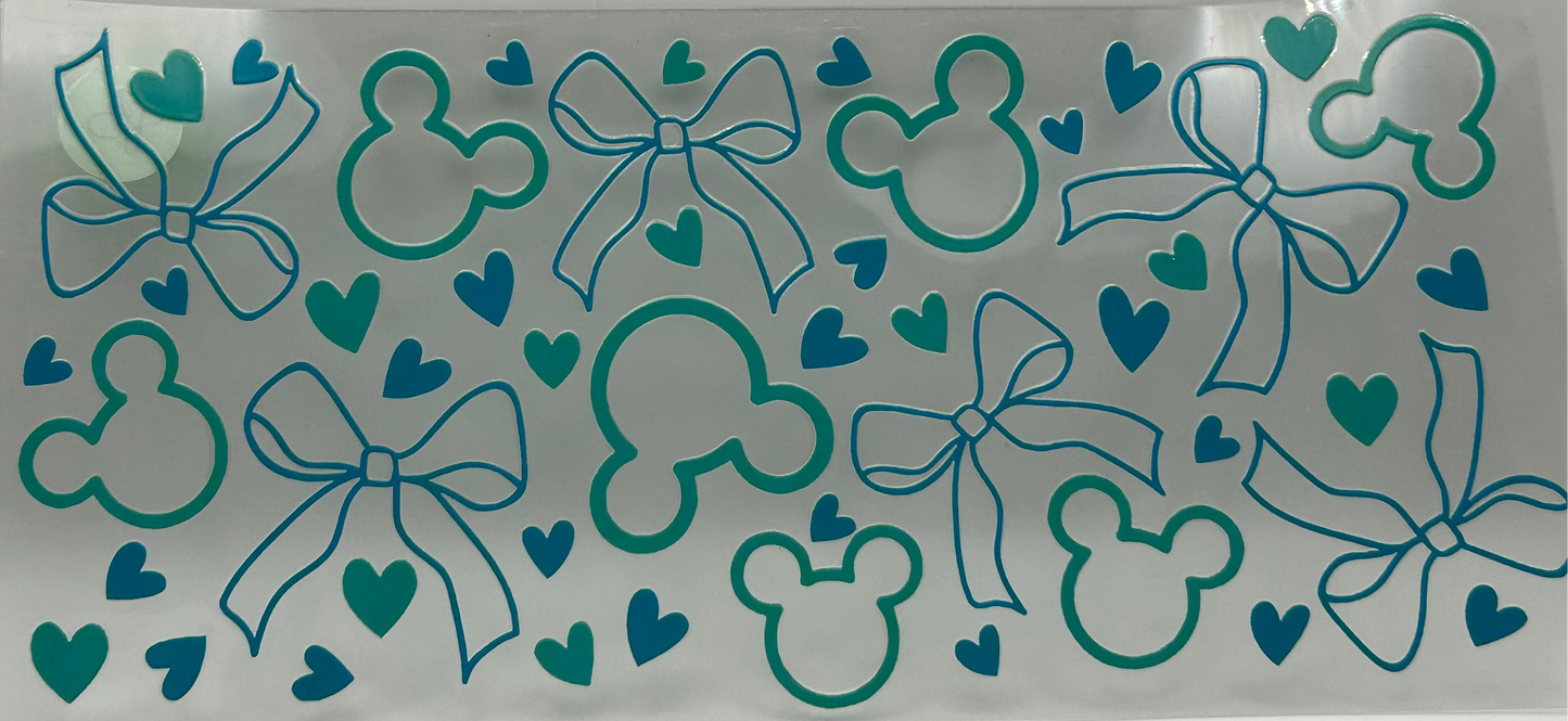 Blue Mickey and bows