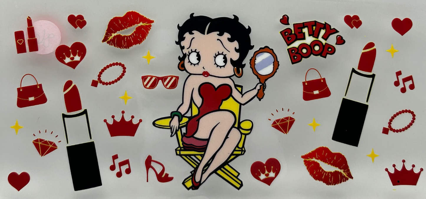 Betty Boop and lipstick
