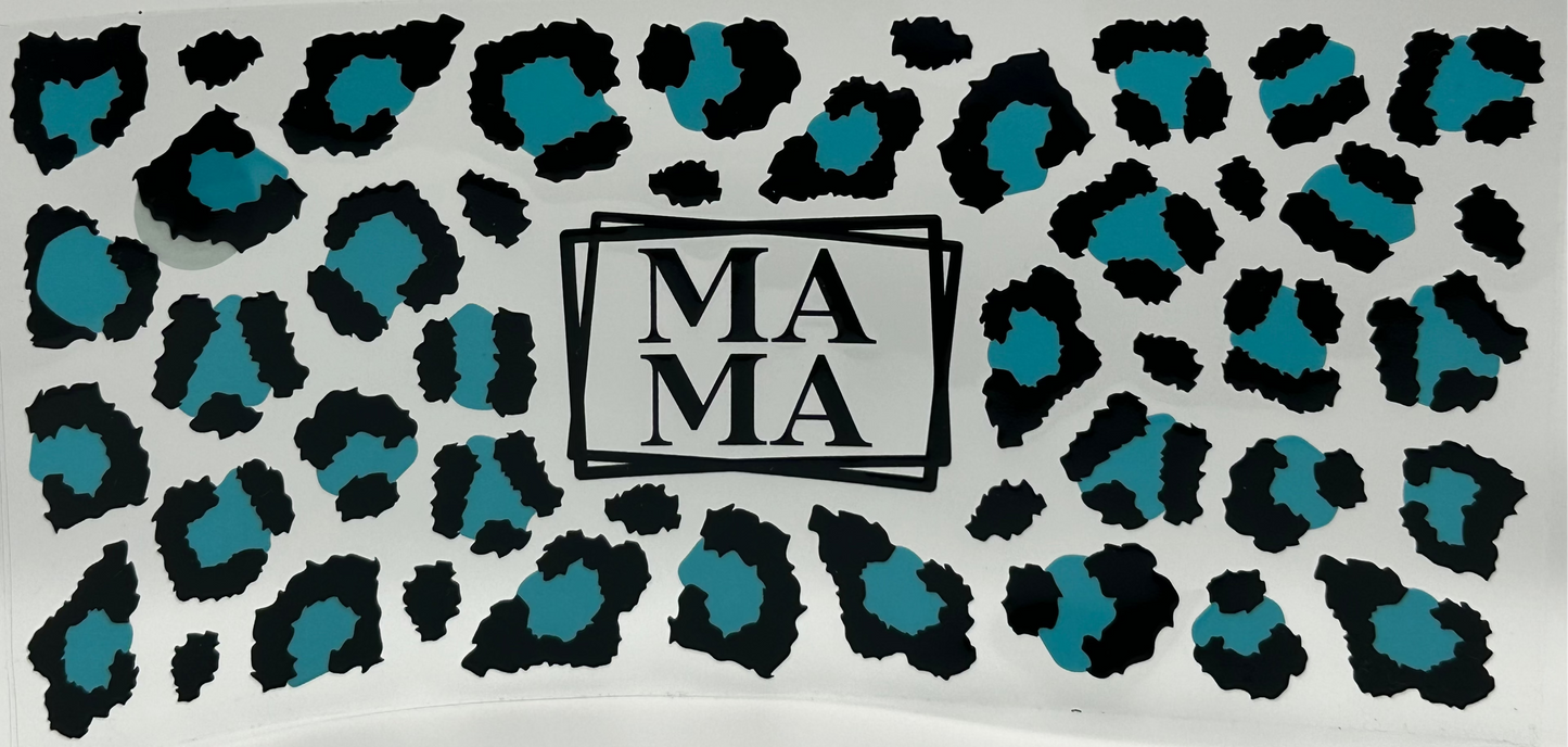 Blue Cheetah Mama
