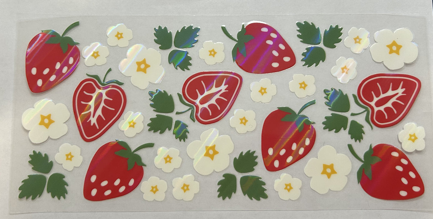 Strawberries and Flowers