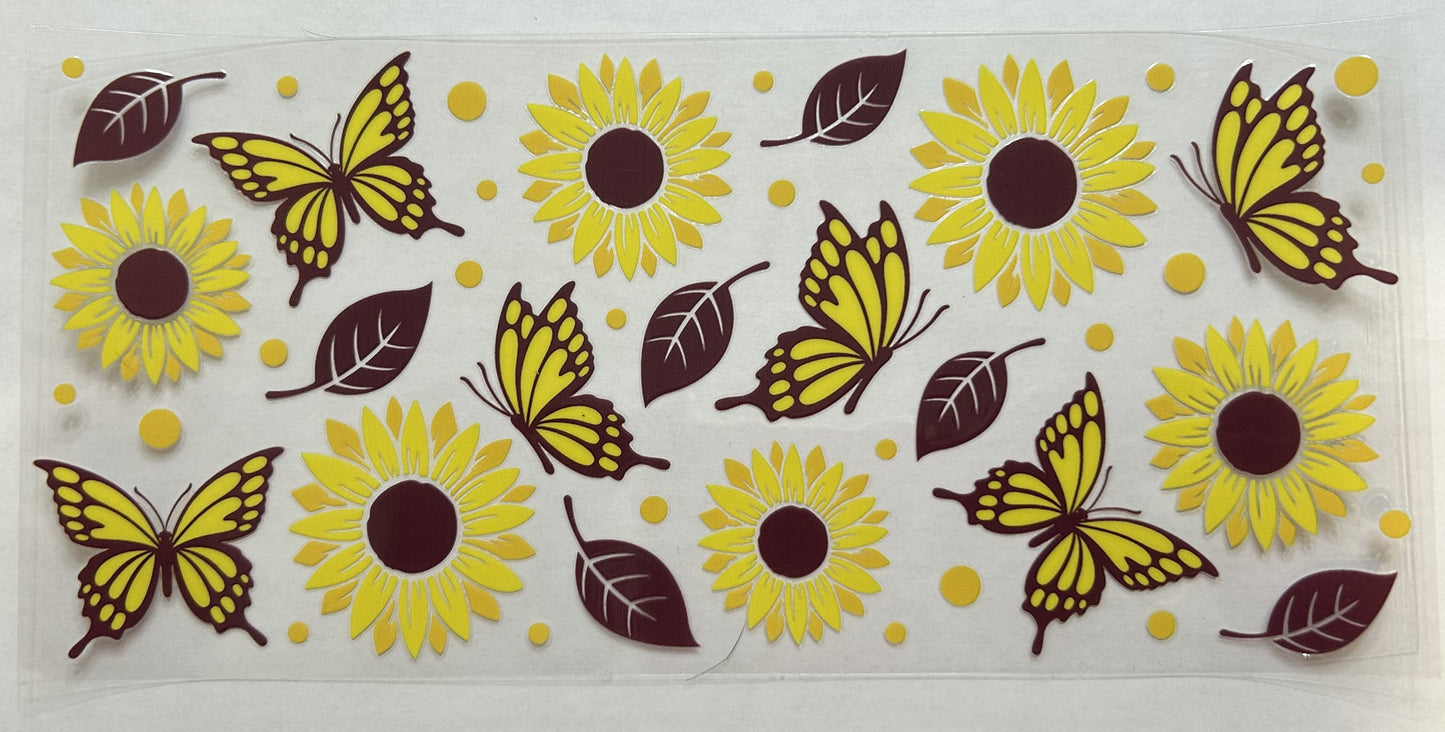 Sunflowers with Yellow and Brown Flowers