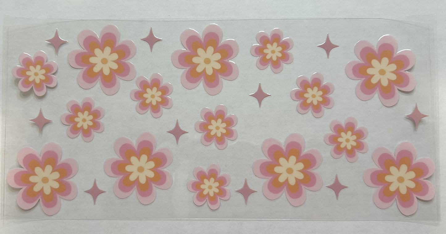 Pink, Orange and White Flowers