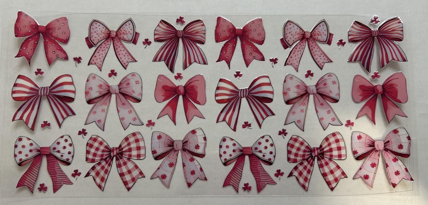 Pink Pattern Bows