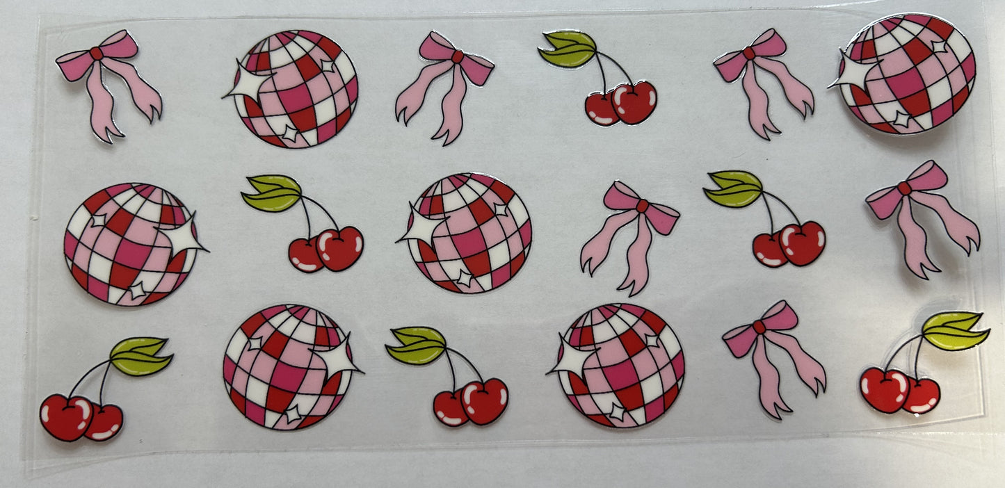 Disco Balls, Cherries, and Bows