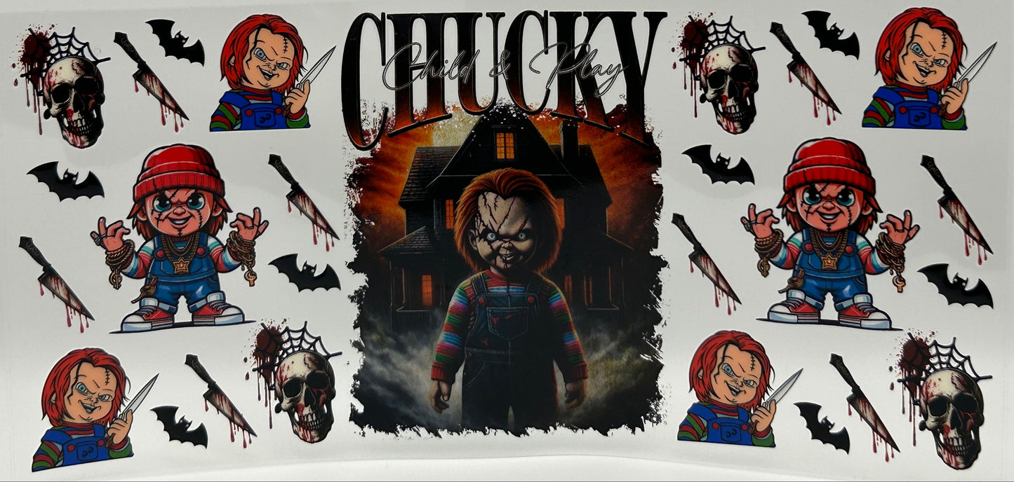 Chucky with knives