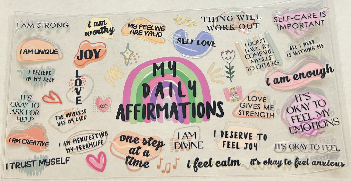 My daily Affirmations