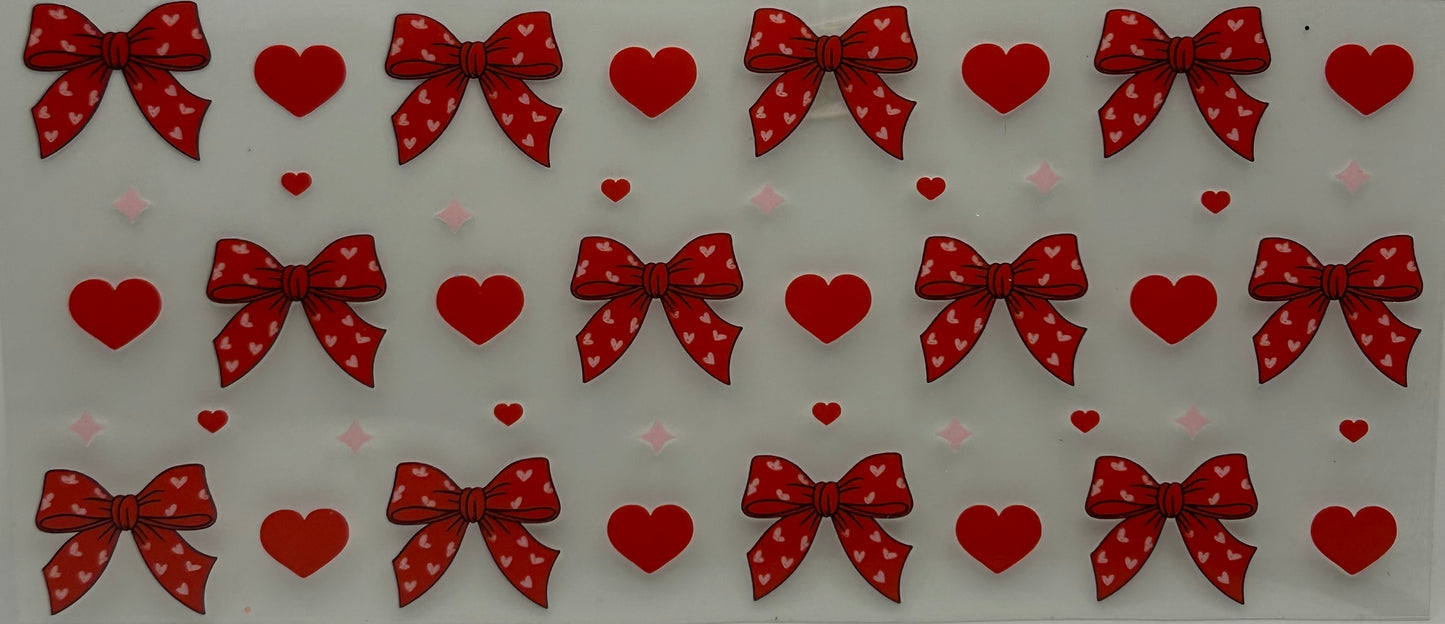 Red Bows and Hearts/Pink Diamonds