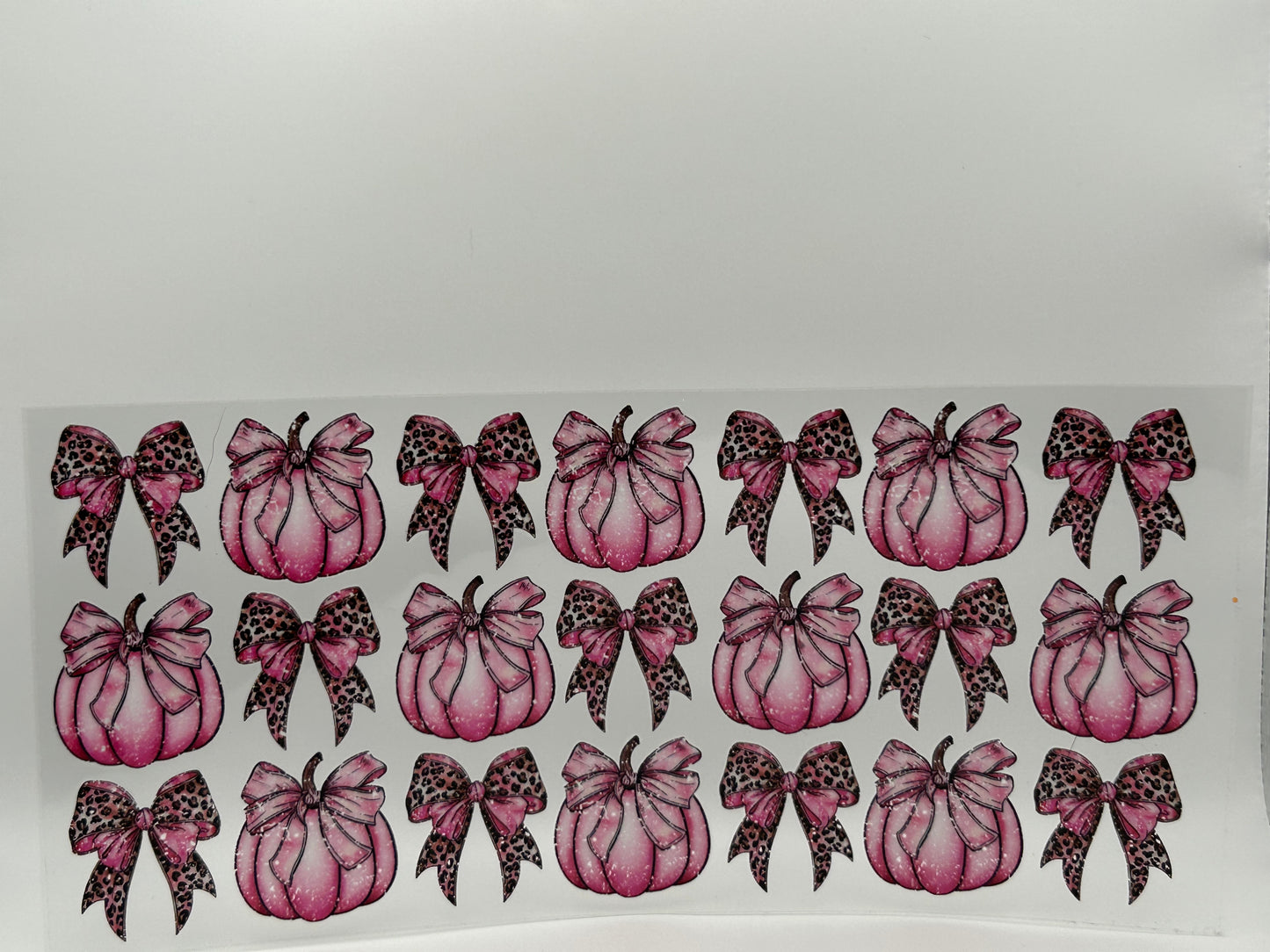 Pink Pumpkins and bows