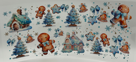 Snowy Gingerbreads and houses