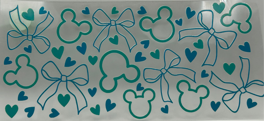 Blue Mickey and bows