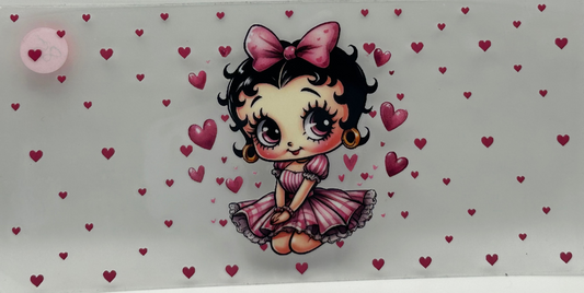 Betty Boop with hearts
