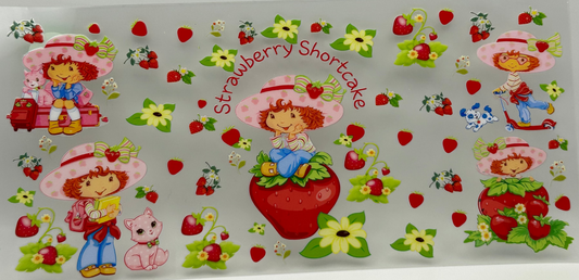 Strawberry Shortcake with strawberries