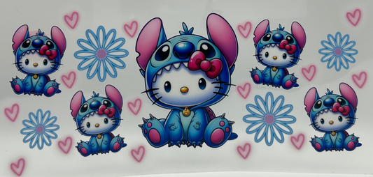 Hello Kitty as Stitch
