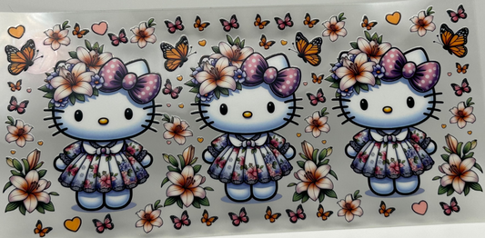 Hello Kitty and butterflies