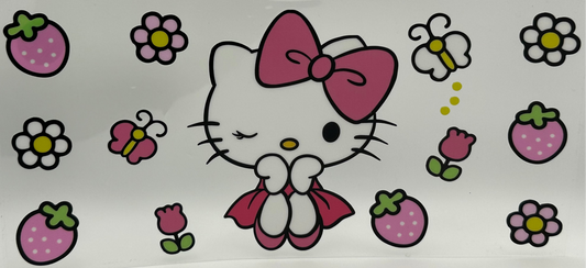 Hello Kitty with flowers