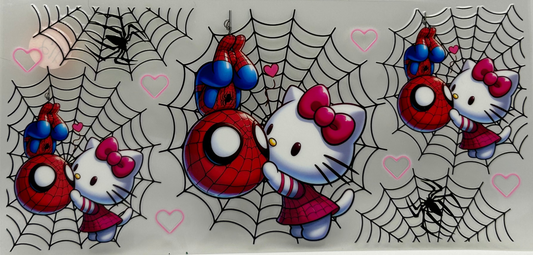 Hello Kitty and Spiderman