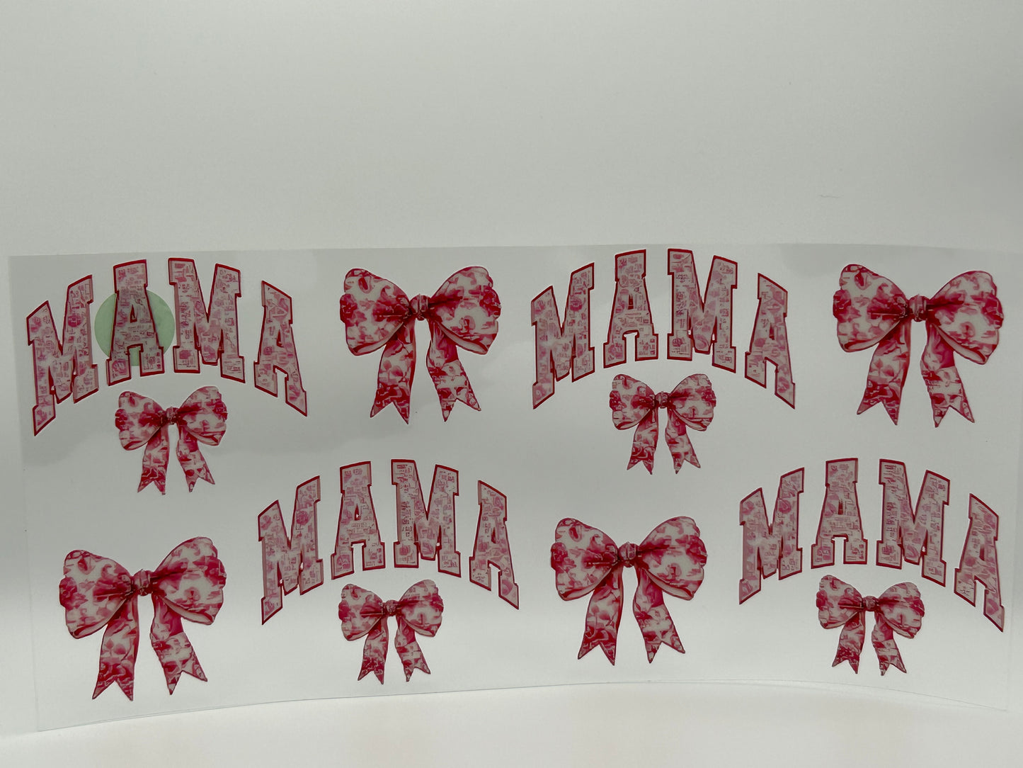 Mama and bows pink
