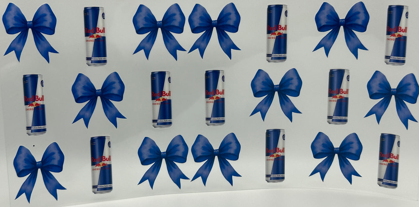 RedBull blue bows