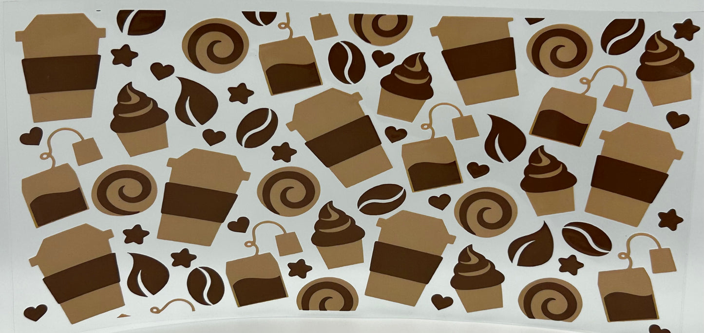 Coffee, beans and cupcakes