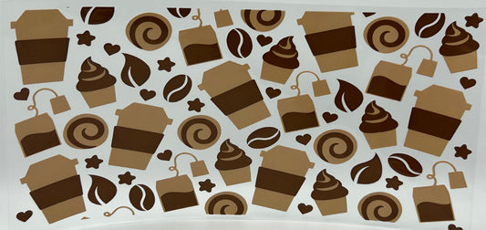 Coffee, beans and cupcakes