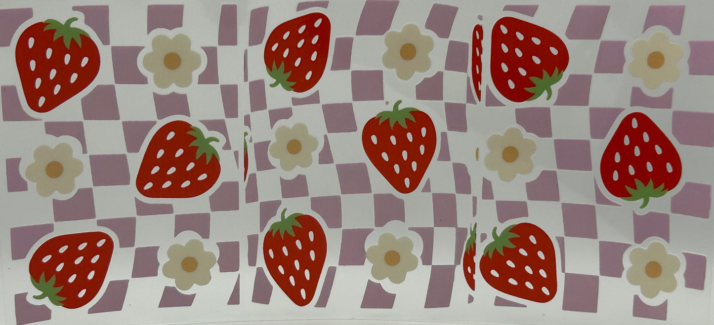 Strawberries and flowers