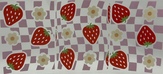 Strawberries and flowers