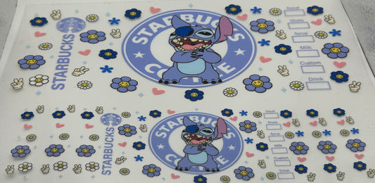 Stitch Starbucks 40oz wrap