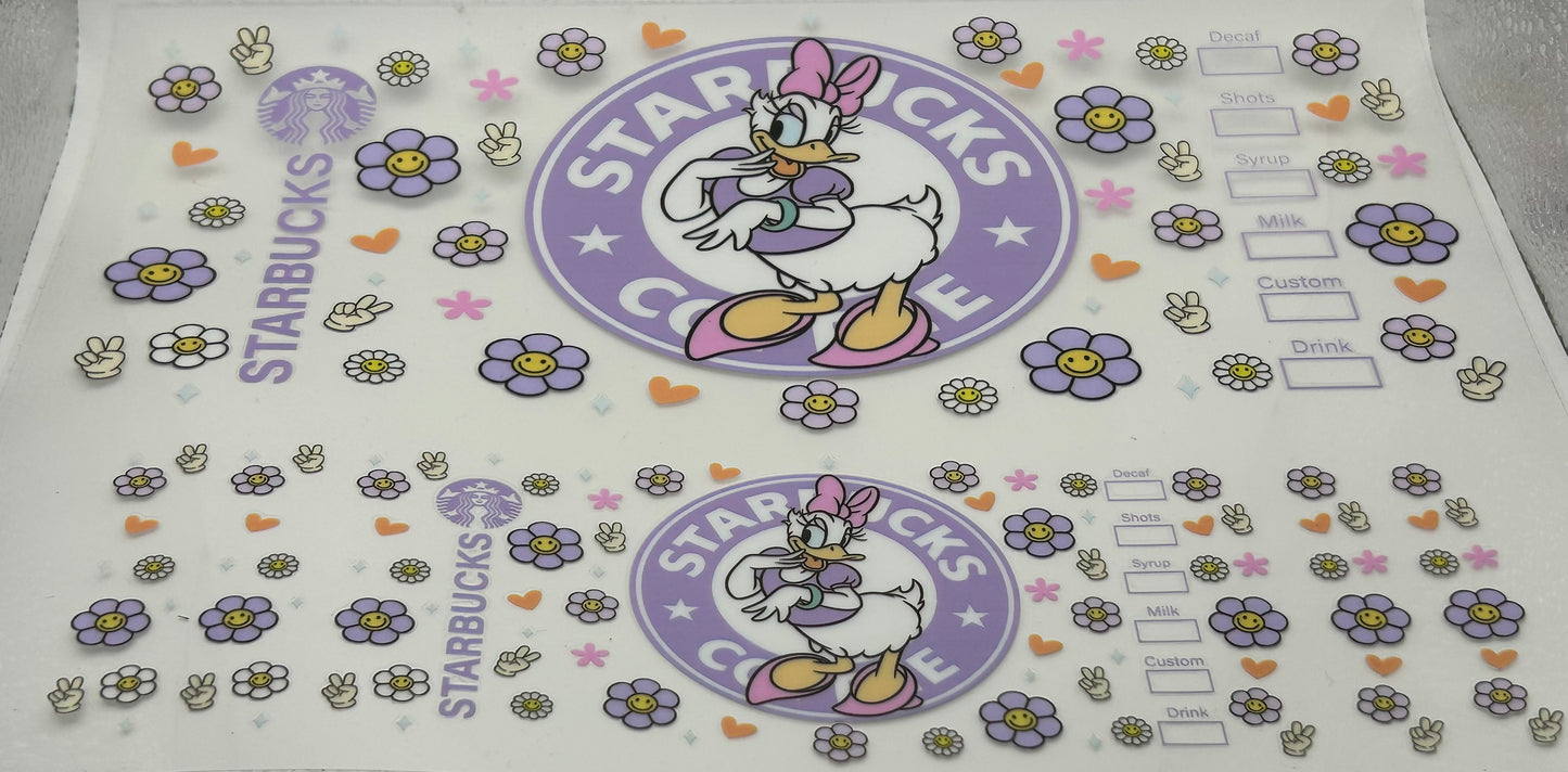 Daisy Starbucks 40oz wrap