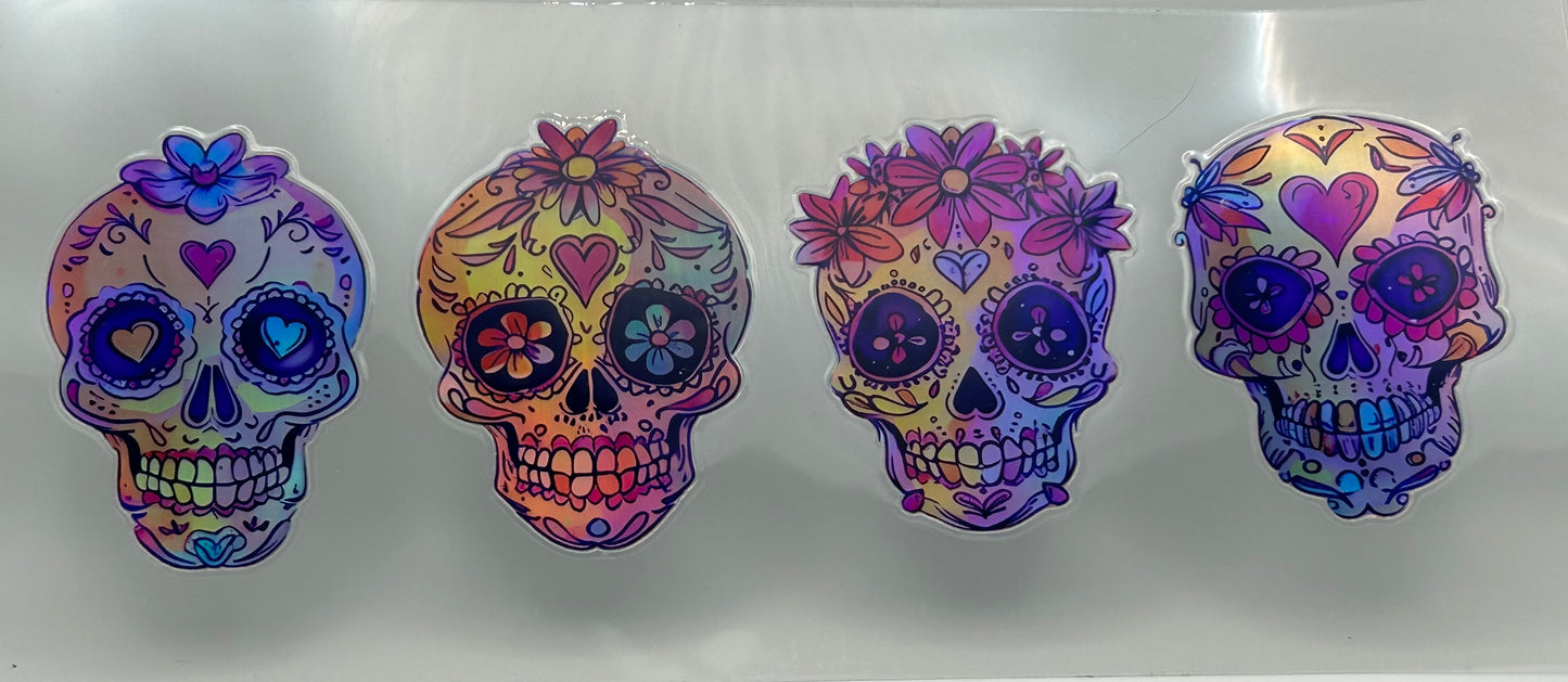 Sugar Skulls Holographic
