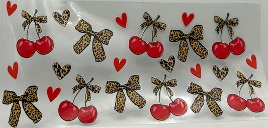 Cheetah Print and cherries