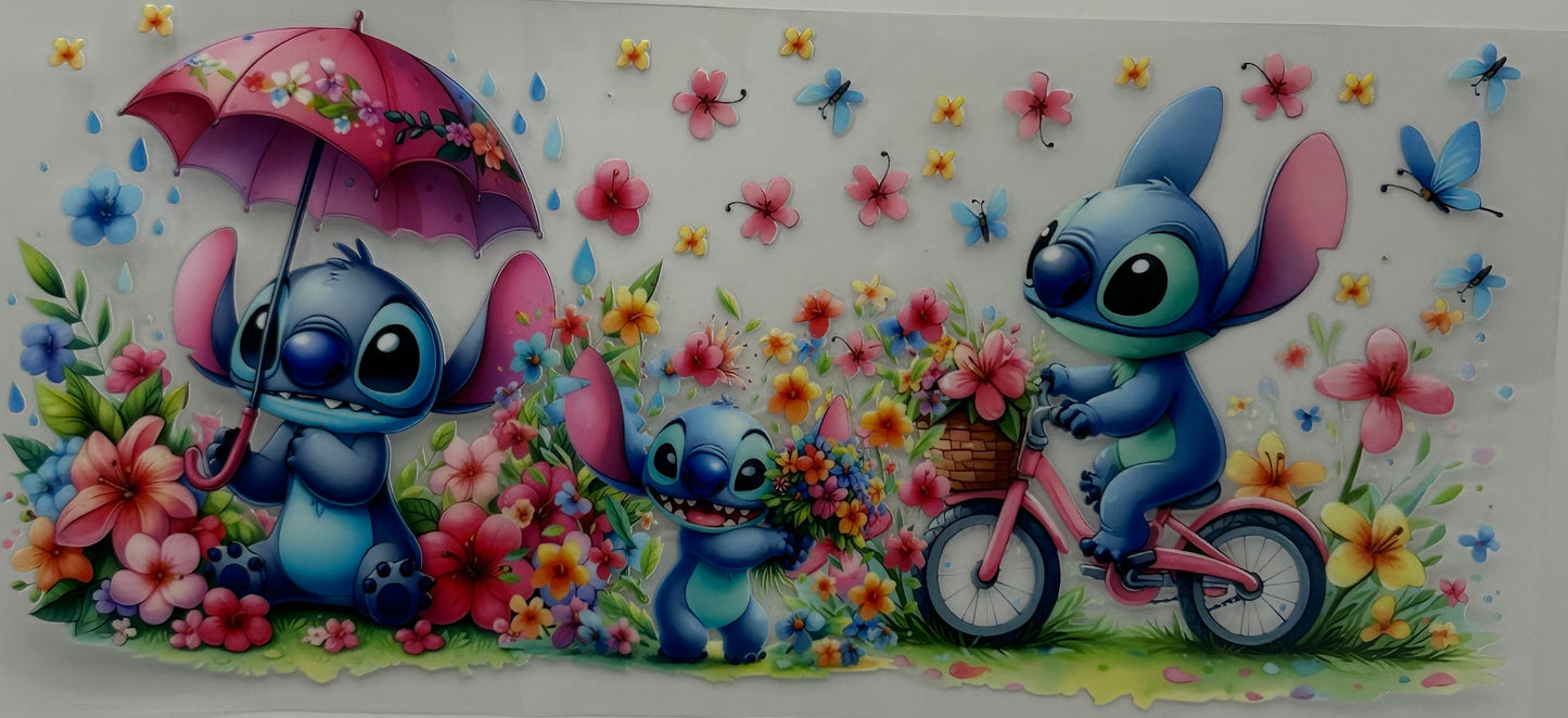 Stitch with flowers