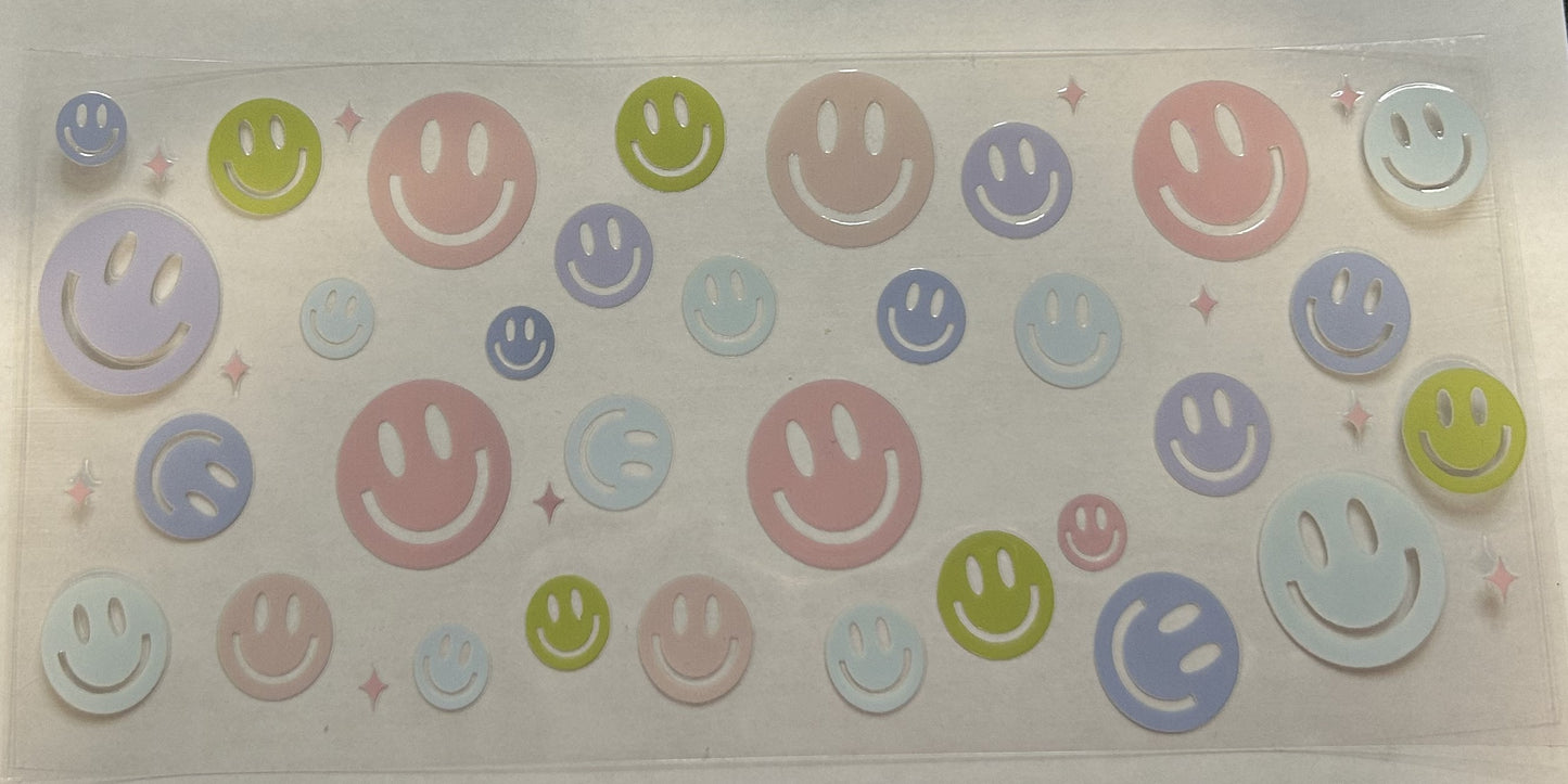 Pastel Smiley Faces