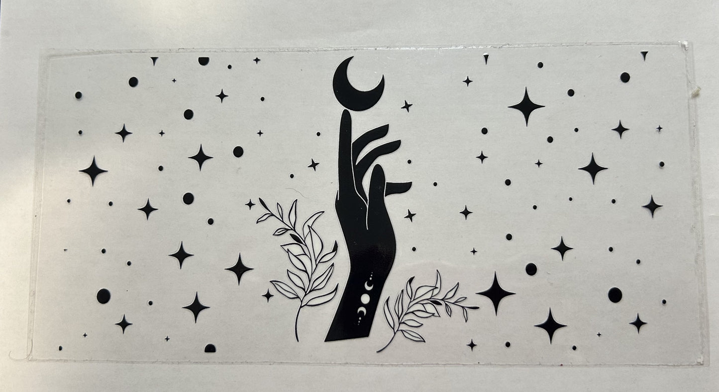 Hand with Stars and Moon