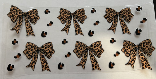 Cheetah Print Bows