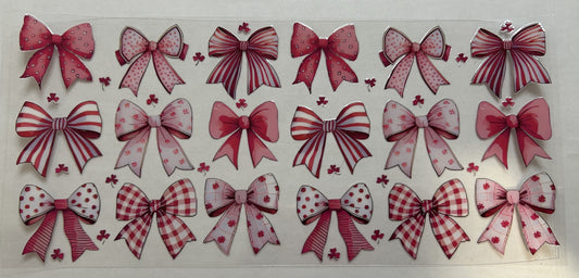 Pink Pattern Bows