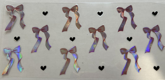 Holographic Bows with Black Hearts