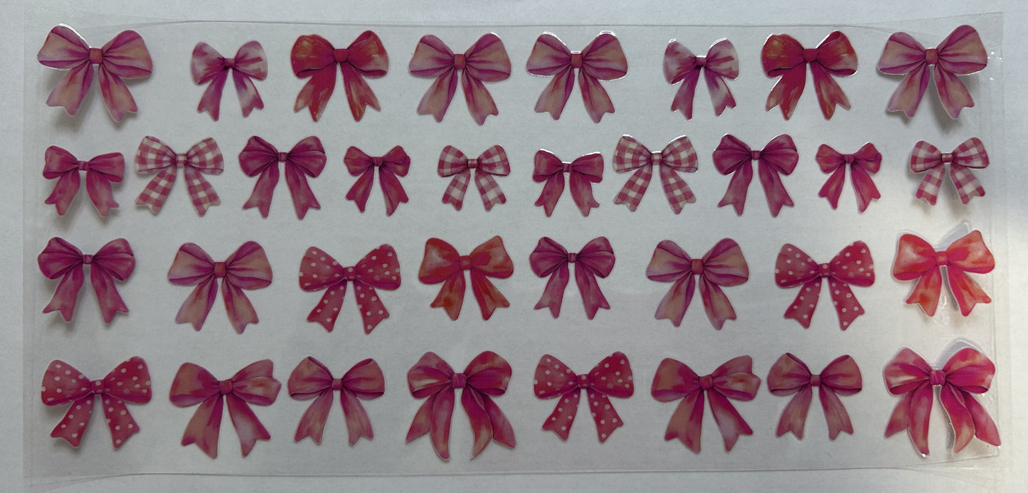 Pink Multi-Pattern Bows