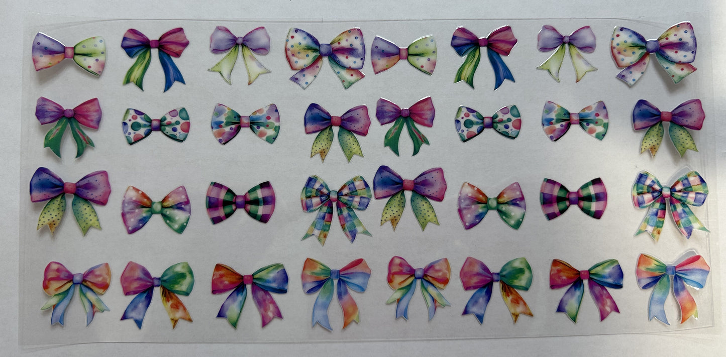 Multi-Colored Bows and Patterns #3