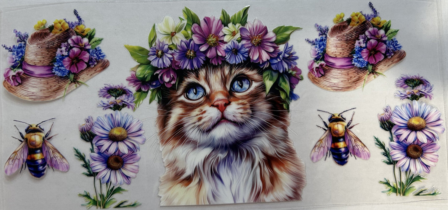Flower Crown Cat