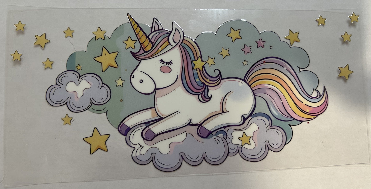 Unicorn and stars