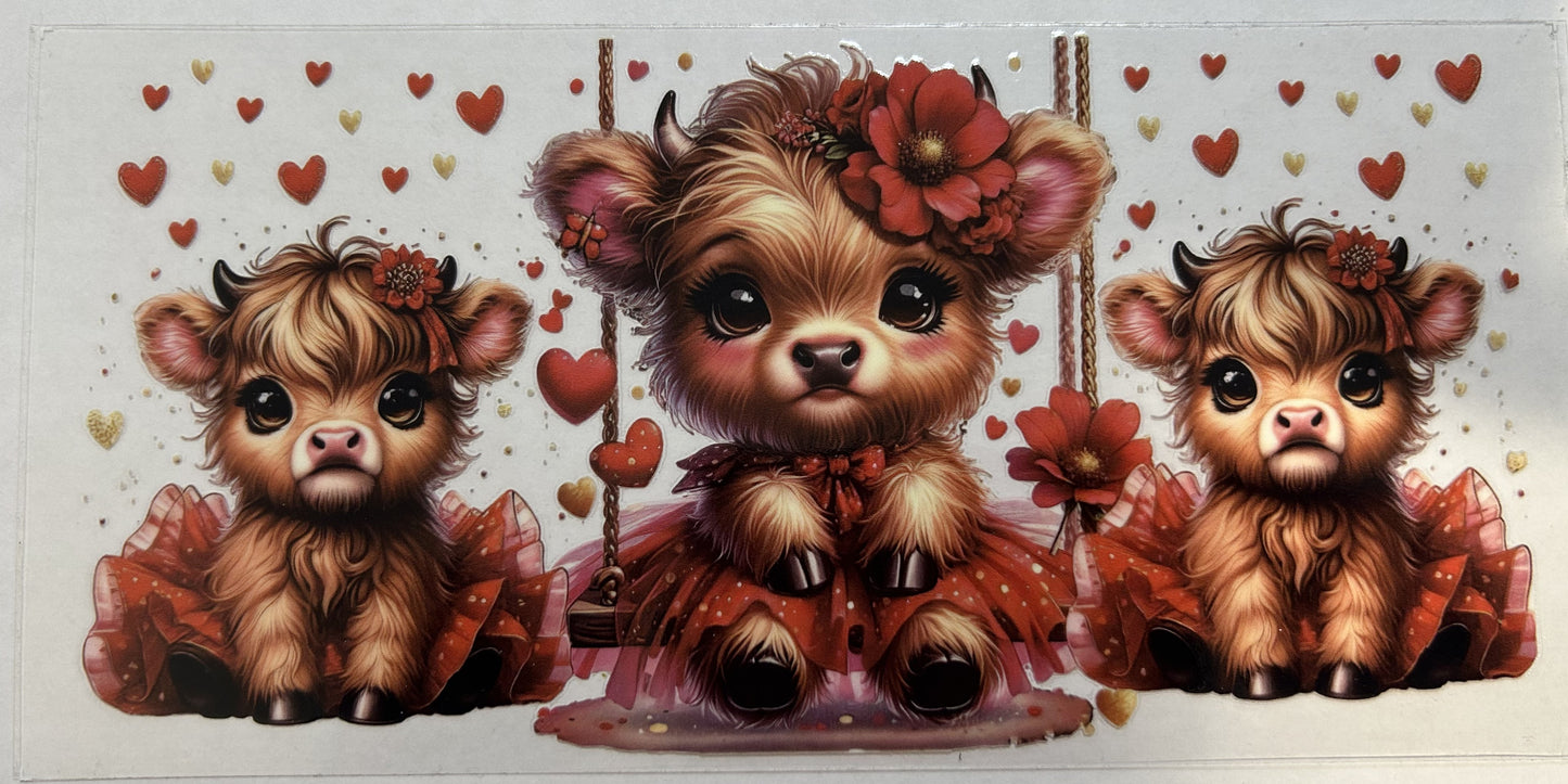 Highland cows in tutus