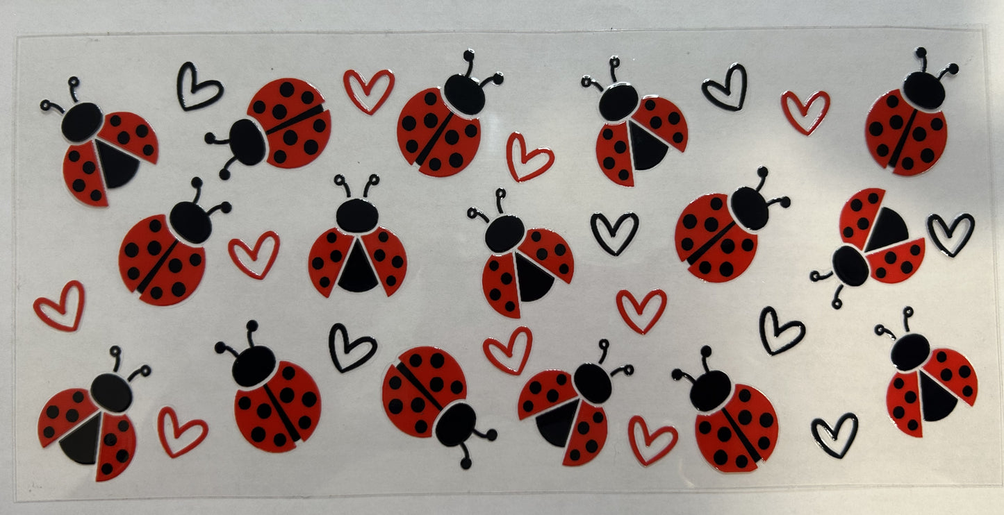 Ladybugs and hearts
