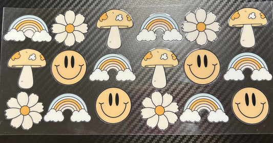 Smiley Faces, Mushrooms, and Rainbows