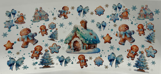 Snowy Gingerbread House