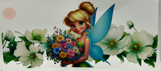 Tinkerbell with flowers