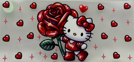Hello Kitty hearts and rose