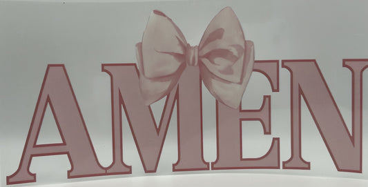 Pink Bow AMEN