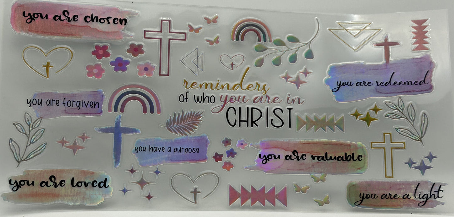 Reminders of who you are in Christ